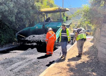 Hijuelas: Pavimentación de la calle Cuatro Esquinas lleva un 50 por ciento de avance