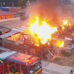 Incendio dañó casa ocupada por personas que viven en las calles de Nogales