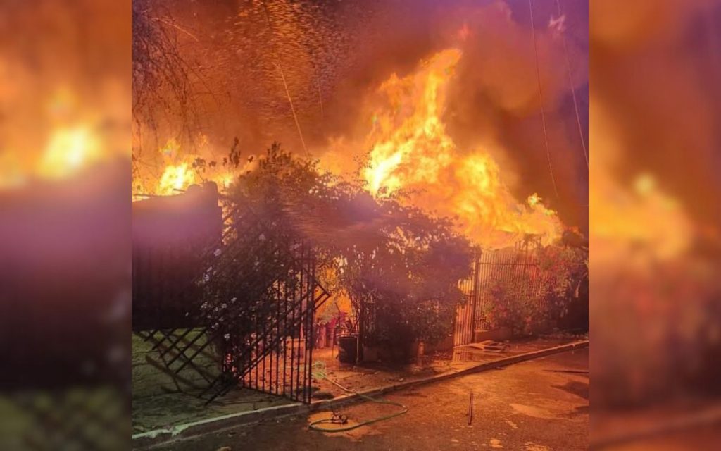 Incendios dañaron dos casas y 3 mil m² de vegetación en Hijuelas