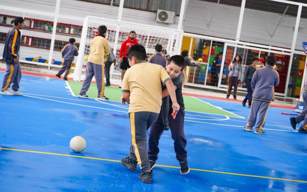 La Calera: Inauguran multicancha en escuela del sector Las Cabritas