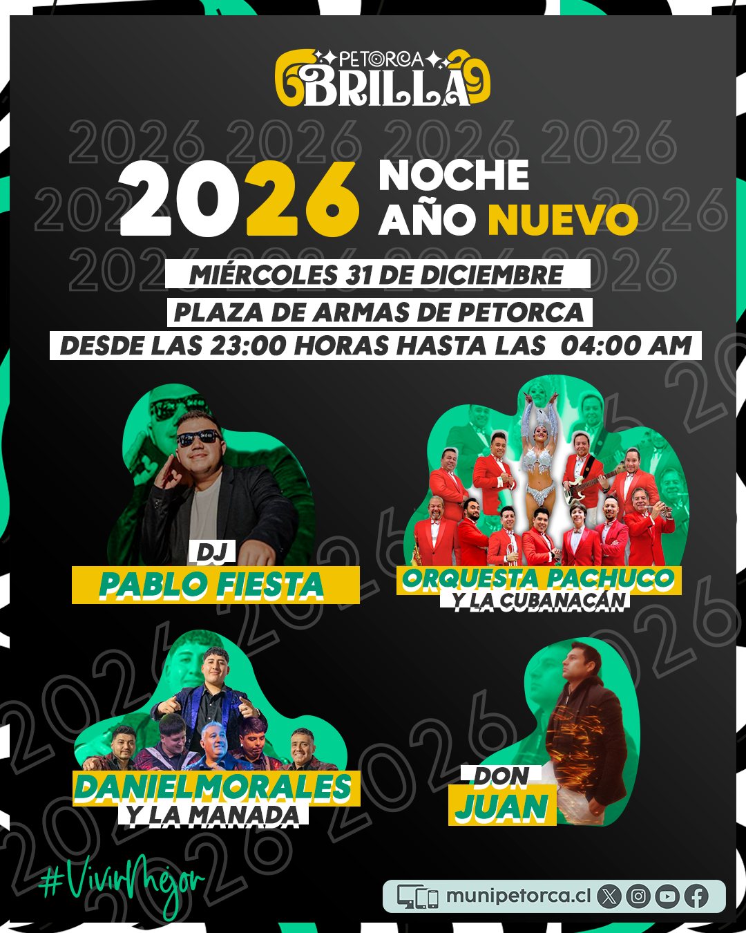 Las celebraciones por el Año Nuevo 2026 en la Región de Valparaíso 0