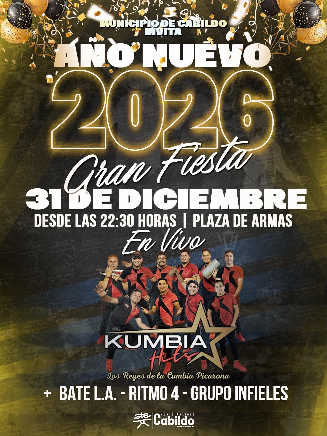 Las celebraciones por el Año Nuevo 2026 en la Región de Valparaíso