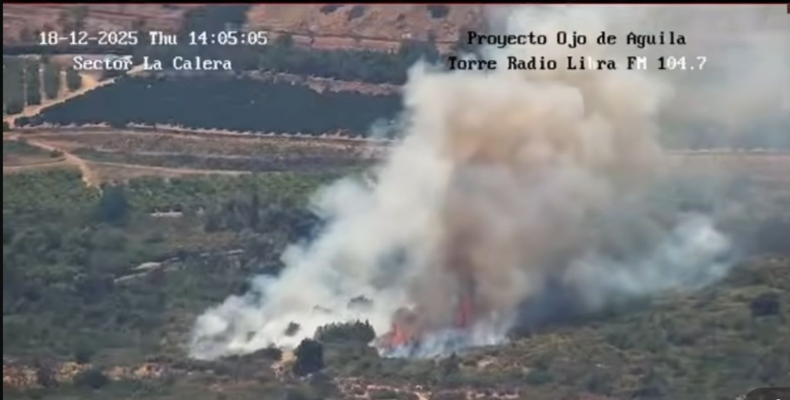 Nuevo incendio en el borde del río en La Calera investigan intencionalidad