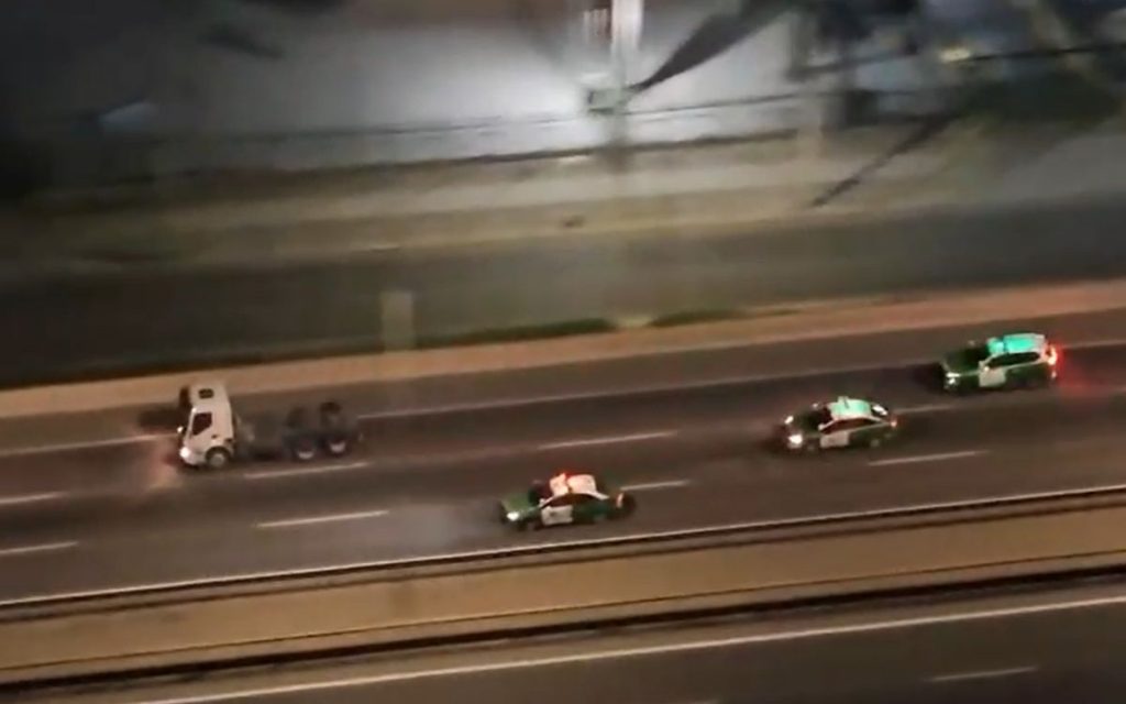 Persecución policial de Hijuelas a Renca: hay 3 detenidos por robo de camión