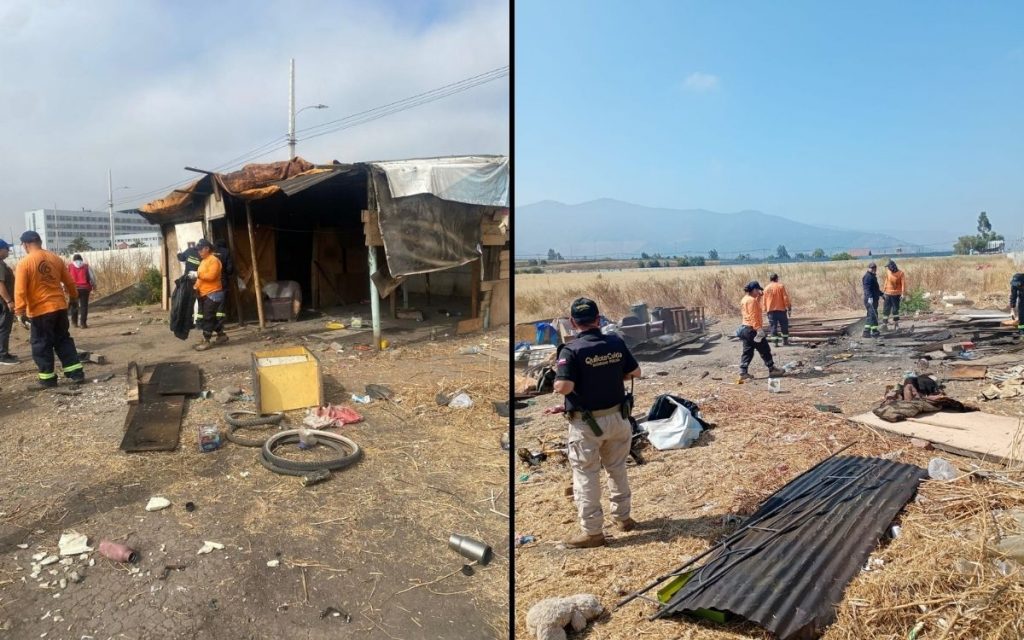 Retiraron los rucos que estaban cerca del Hospital Biprovincial