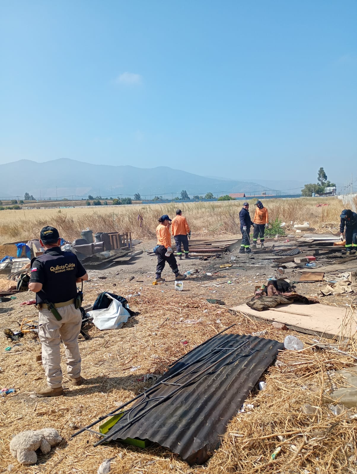 Retiraron los rucos que estaban cerca del Hospital Biprovincial