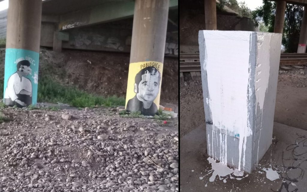 Vandalizan sitio de memoria donde fueron asesinados nueve quillotanos