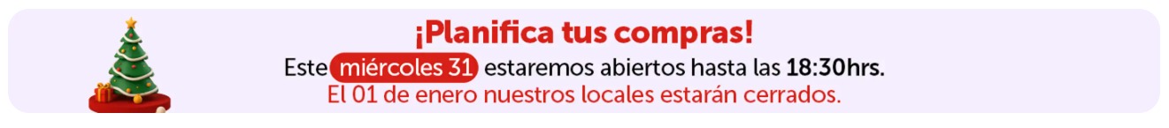 Los horarios de cierre de los supermercados por Año Nuevo 2026