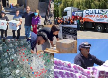 Ayuda de la provincia de Quillota ya llegó a familias damnificadas en el centro-sur