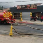 En La Cruz un incendio dañó la bodega de conocida carnicería