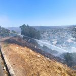 Incendio en el cerro Mayaca consumió media hectárea de pastizales