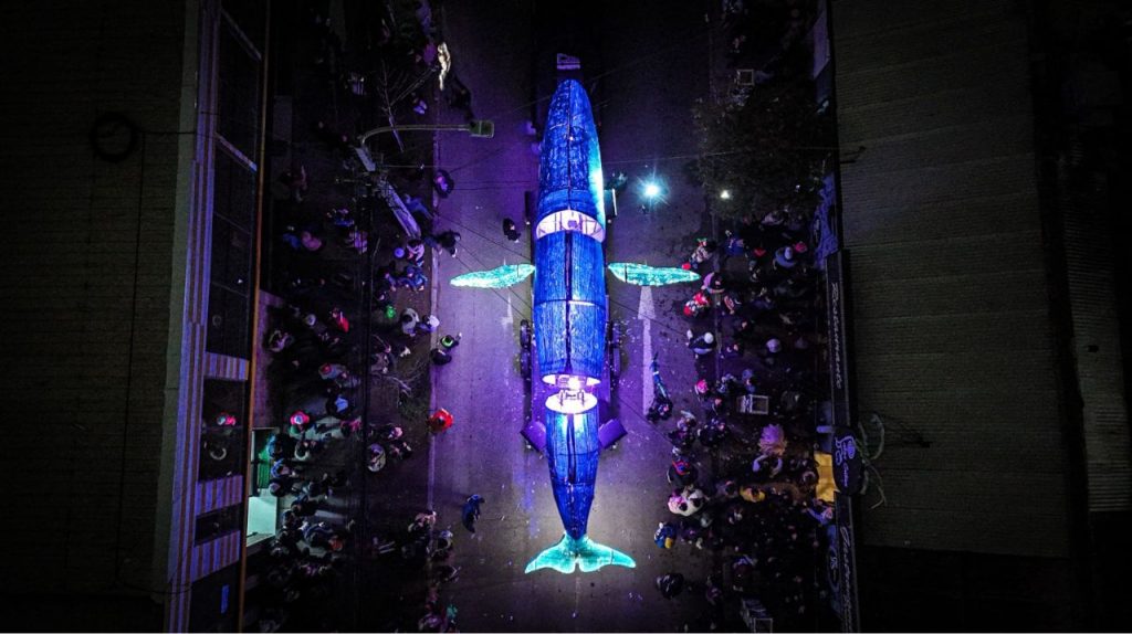 Pasacalles con 22 especies marinas nativas llega a La Calera