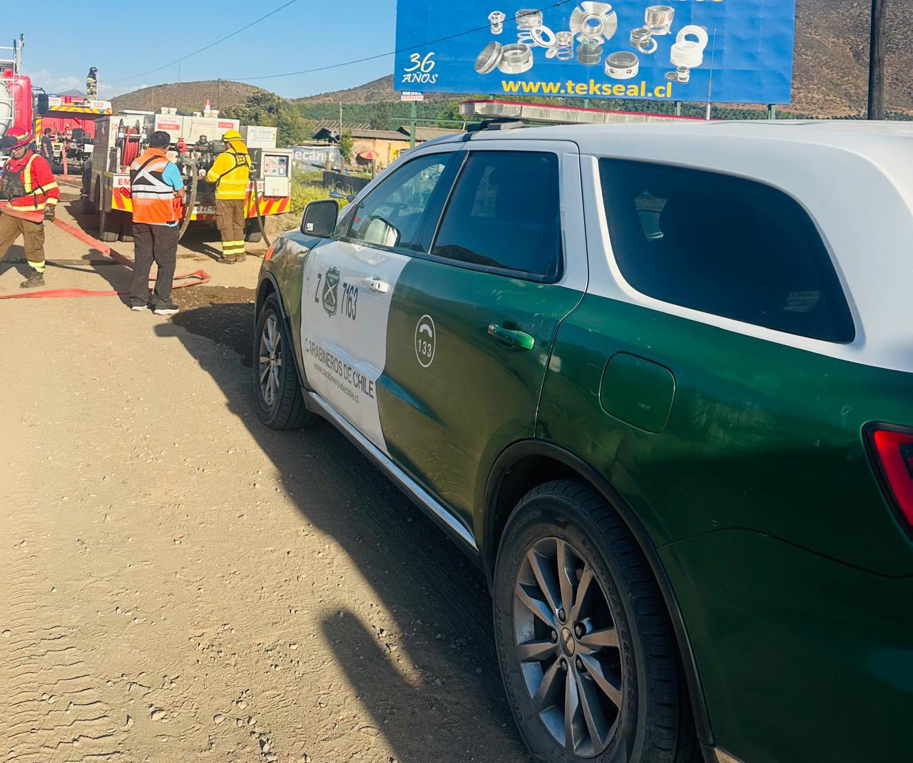 Quema de basura provocó incendio forestal en Hijuelas hay un detenido
