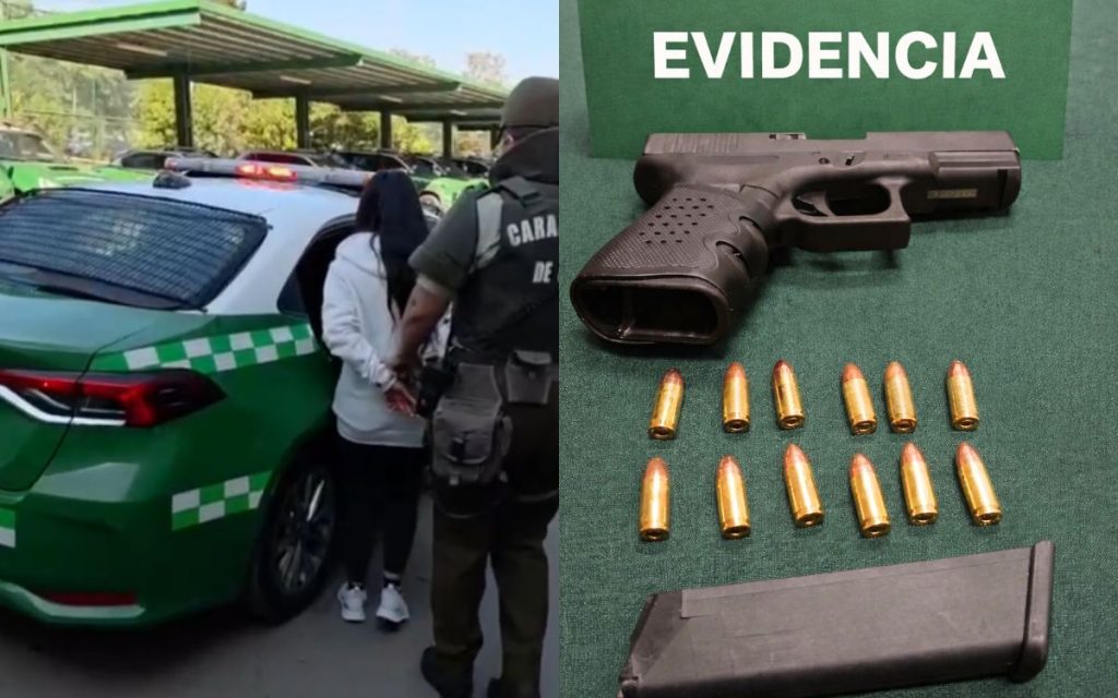 Quillota: Detienen a mujer que hacía disparos en la vía pública