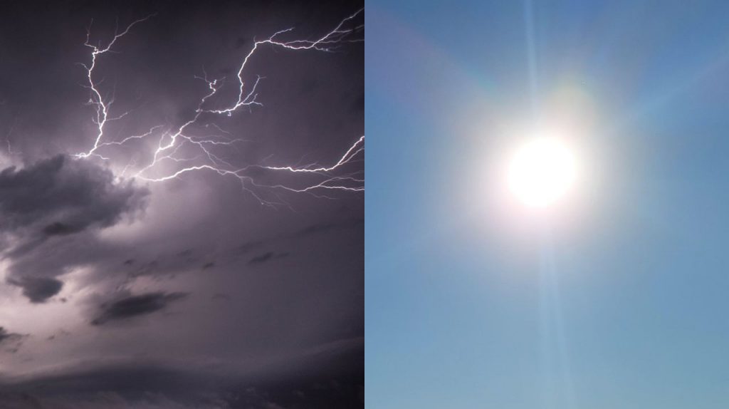 Región de Valparaíso: precipitaciones, tormentas y altas temperaturas