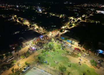 Estrenan luminarias soterradas en la villa San Antonio de La Calera