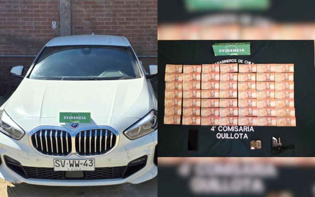 Atropello múltiple en Quillota: auto era robado y llevaba 1 millón en dinero falsificado