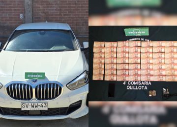 Atropello múltiple en Quillota: auto era robado y llevaba 1 millón en dinero falsificado