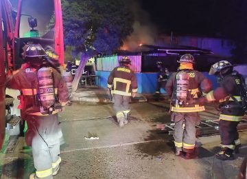 Bomberos combatió incendio en vivienda de Quillota