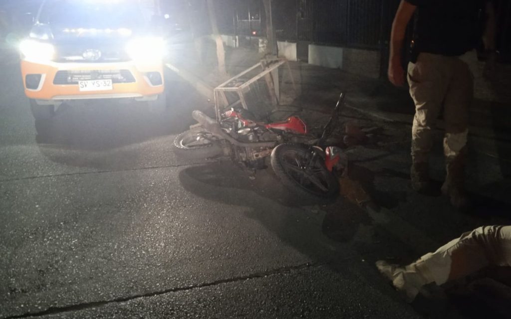 Detienen a motociclista que conducía bajo la influencia del alcohol en Quillota