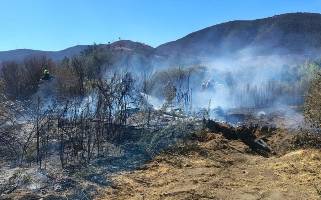 Falla en bomba de riego habría causado gran incendio forestal en La Calera y Nogales