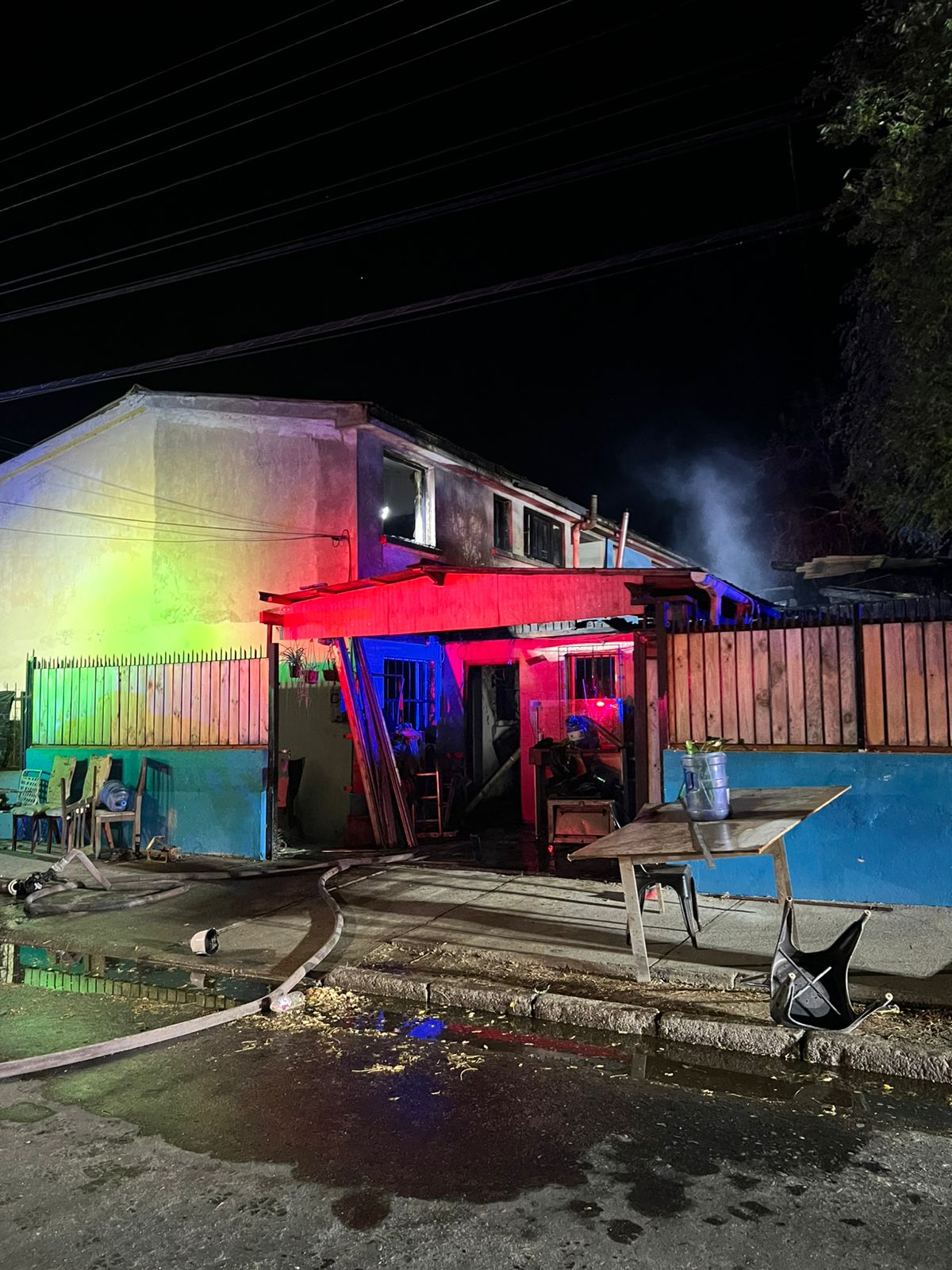 Incendio en vivienda de Quillota deja cinco damnificados