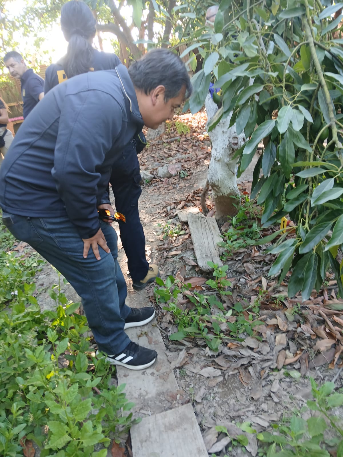 Investigación en el sitio del suceso en Quillota
