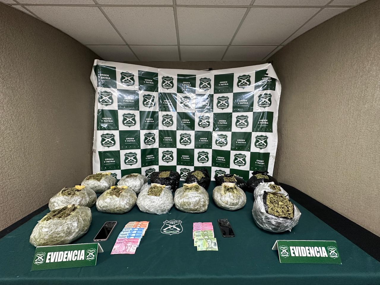 Nogales Decomisan 14 kilos de droga en control vehicular