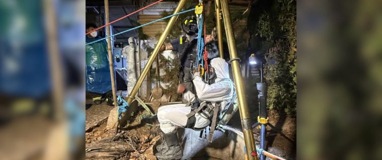 Quillota: Extraen de pozo el cuerpo sin vida de adulto mayor