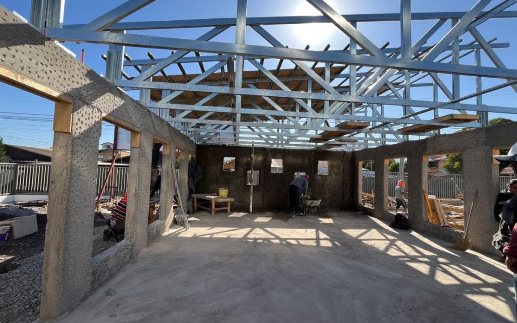 Un 65% de avance llevan las obras de nueva sede social en La Calera