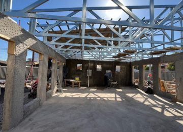 Un 65% de avance llevan las obras de nueva sede social en La Calera