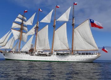 Del viernes al domingo se puede visitar el Buque Escuela Esmeralda