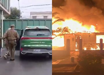 Detienen a hombre que habría incendiado dos casas en La Calera