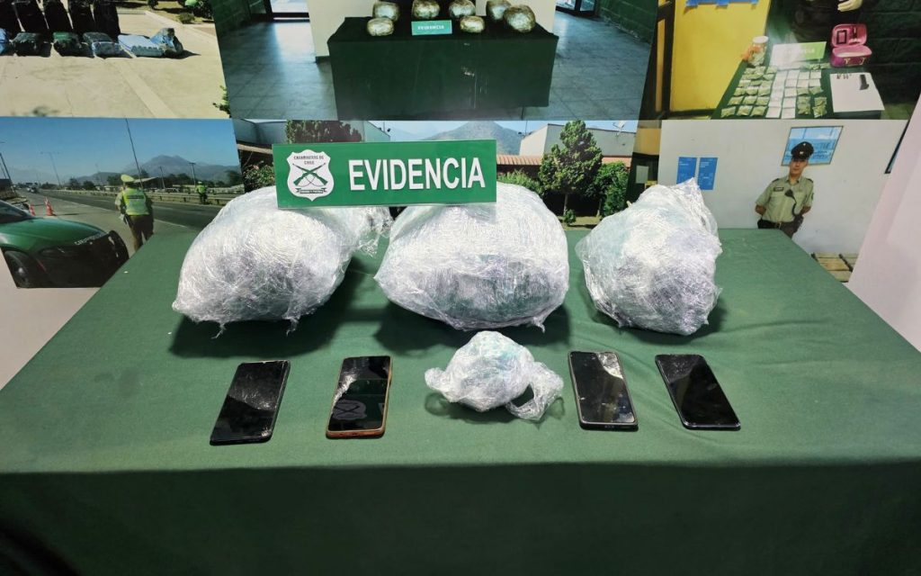 El Melón: Fiscalización por exceso de velocidad terminó con incautación de droga