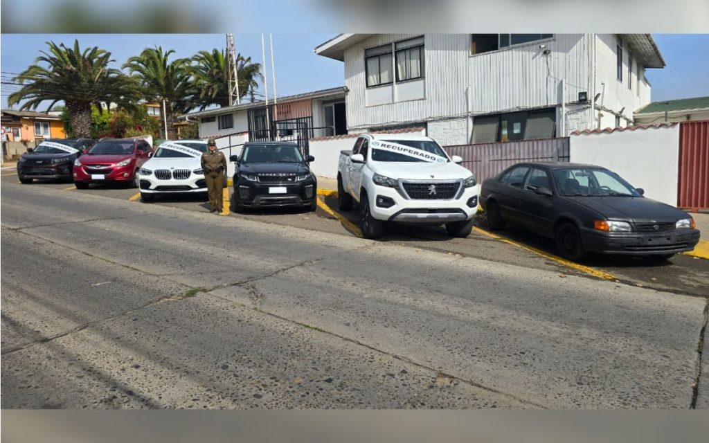 En Quillota, Valparaíso y Viña recuperan seis vehículos robados