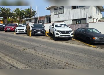 En Quillota, Valparaíso y Viña recuperan seis vehículos robados
