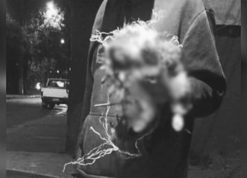 Hombre se paseó por El Melón con gatito muerto y atado con alambres