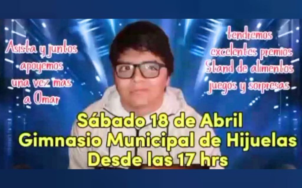 Invitan a bingo a beneficio de joven que fue baleado camino a su liceo en La Calera