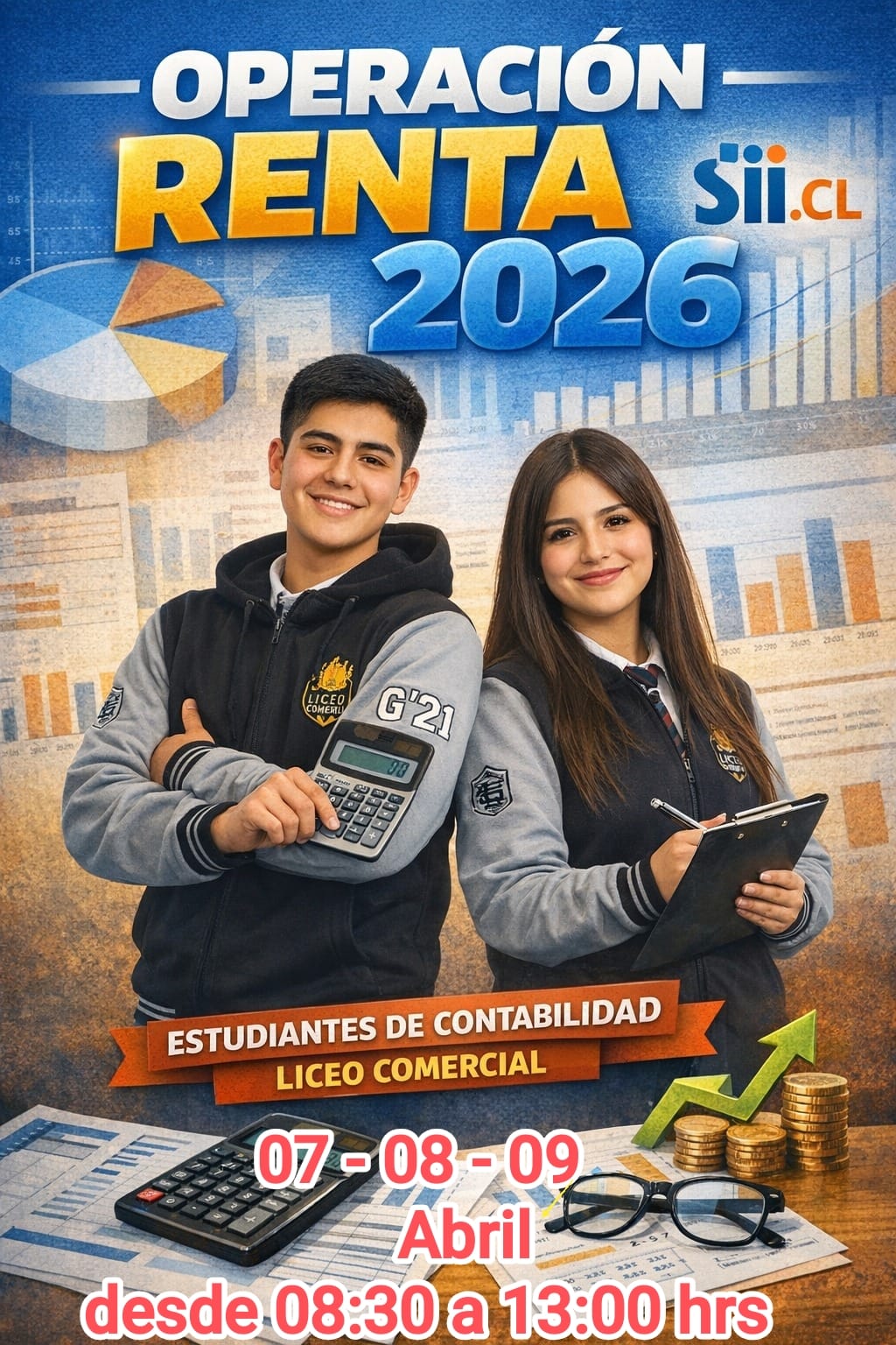Liceo Comercial de Quillota ofrece asesorías gratuitas para la Operación Renta 2026