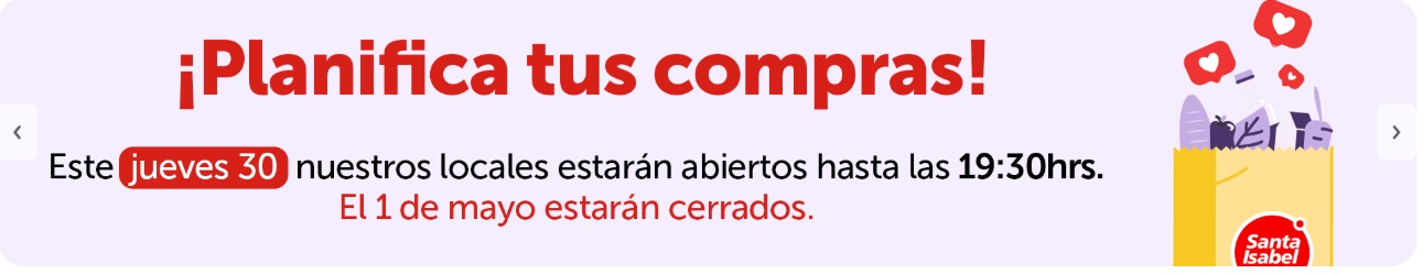 Los horarios de cierre de los supermercados en Chile este 30 de abril