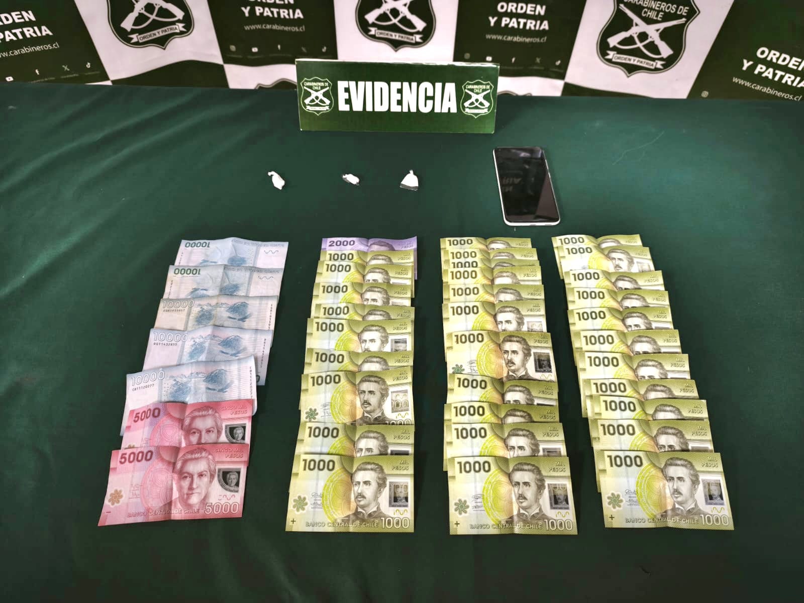 Esto fue lo incautado en el segundo operativo.