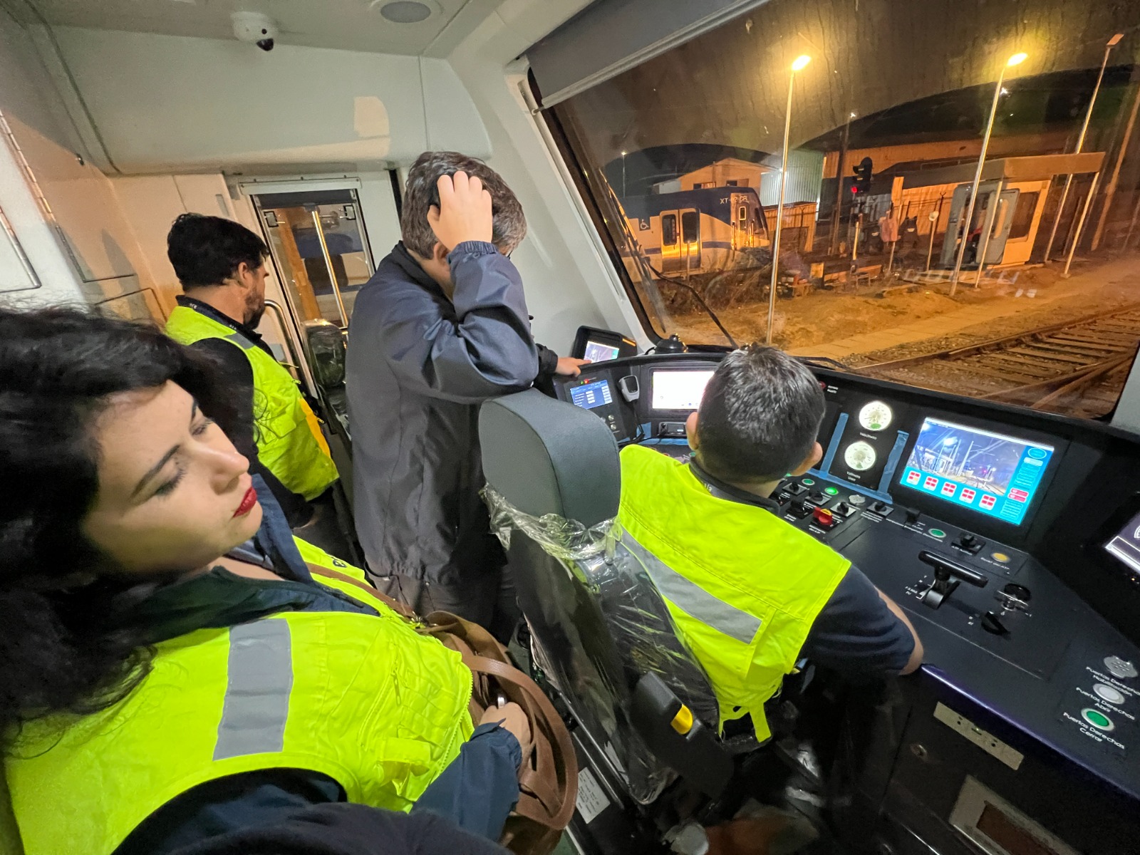 Por esta razón se vio a tren con pasajeros en Quillota