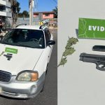 Quillota: Conductora que llevaba armas causó colisión cuando huía de Carabineros