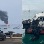 [VIDEO] Bote a motor se incendió en Papudo