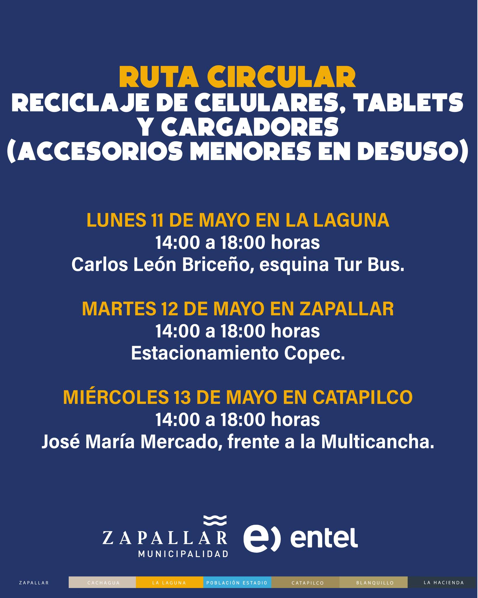 Camión de reciclaje recorre Zapallar durante esta semana
