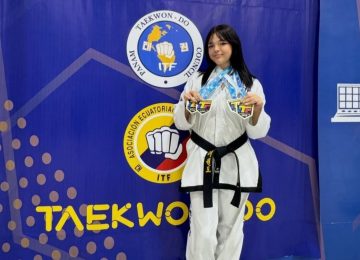 Deportista de Hijuelas logró oro y plata en torneo de taekwondo en Ecuador