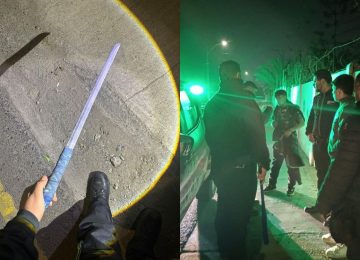 Detienen a dos menores que llevaban arma blanca de gran tamaño en La Calera