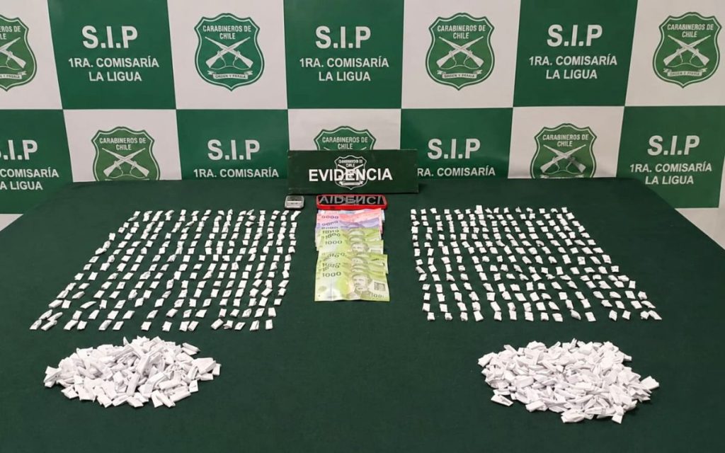 Detienen a hombre por tráfico de pasta base en La Ligua