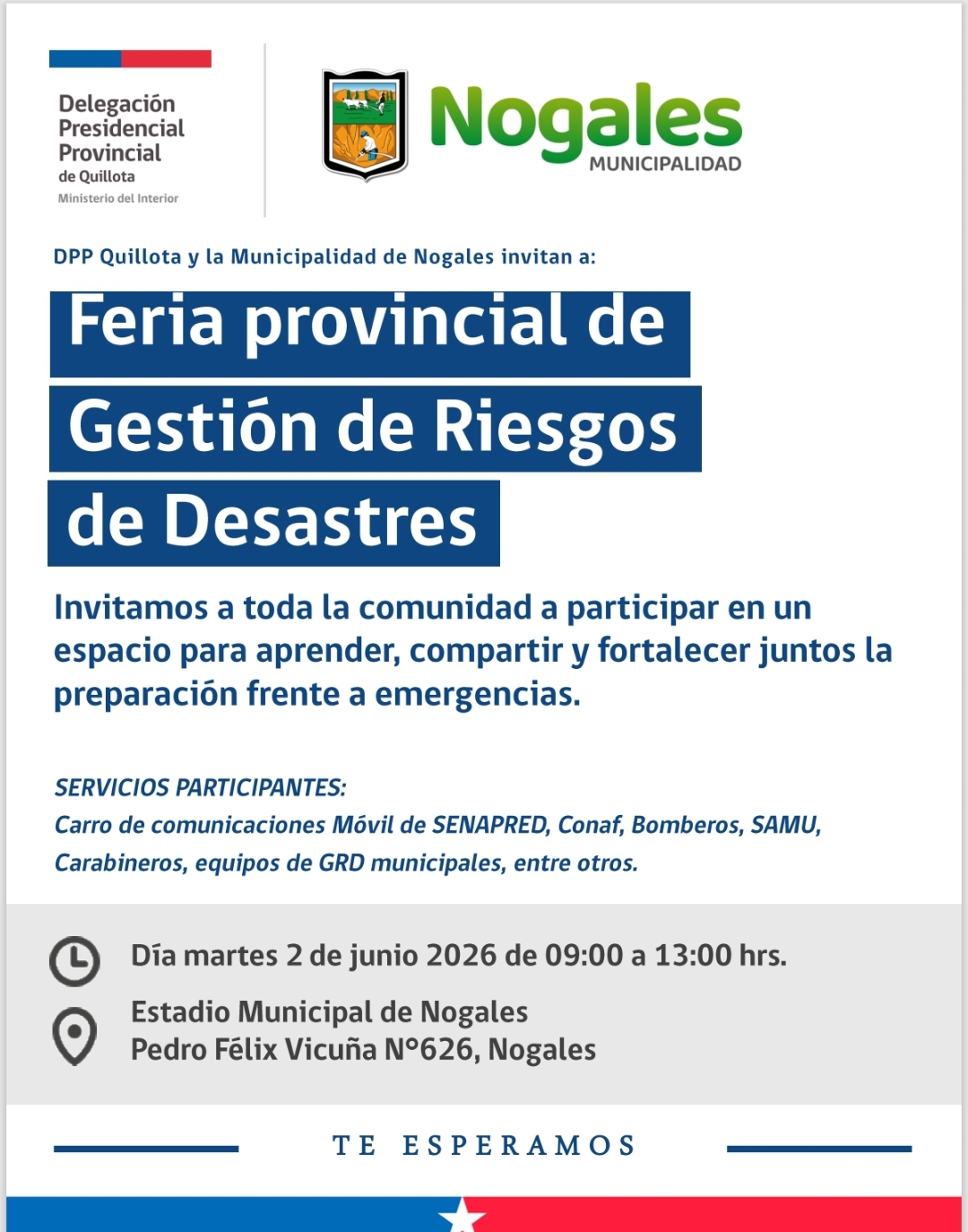 En Nogales harán feria provincial sobre prevención de emergencias