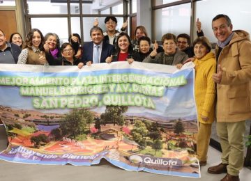 Gobierno Regional financiará la renovación integral de plaza de San Pedro de Quillota